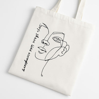 Eco-Friendly Reusable Cotton Tote Bag - Sustainable Shopping Solution