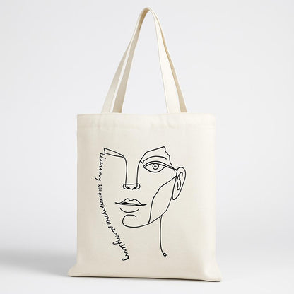 Eco-Friendly Reusable Cotton Tote Bag - Sustainable Shopping Solution