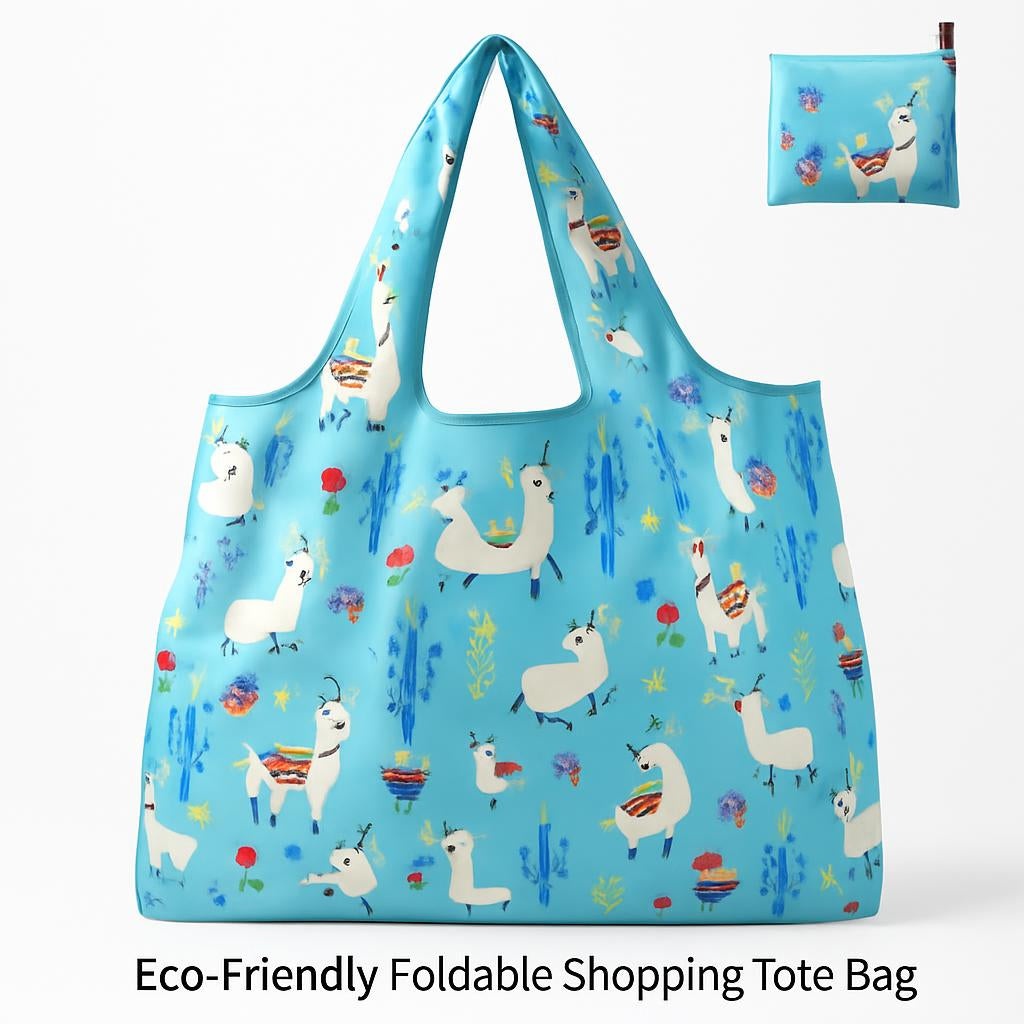 Eco-Friendly Foldable Shopping Tote Bag