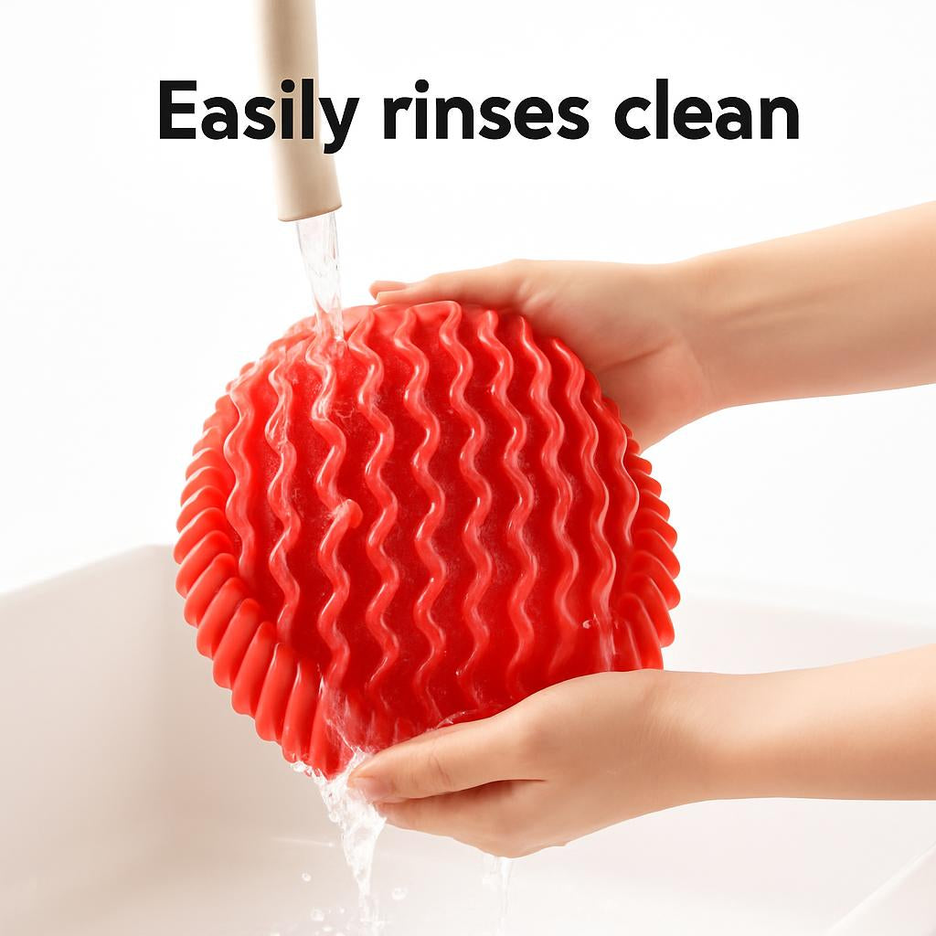 Eco-Friendly Silicone Baking Tray for Air Fryers - Reusable & Durable