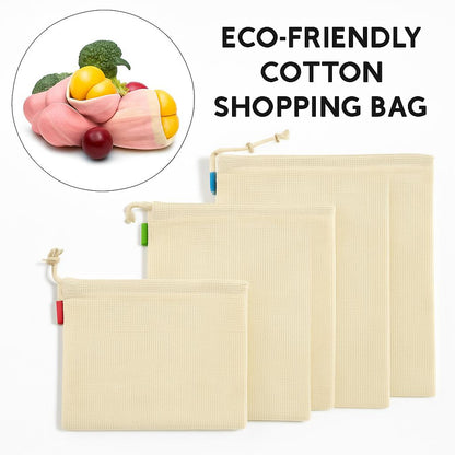 Eco-Friendly Cotton Shopping Bag for Sustainable Living