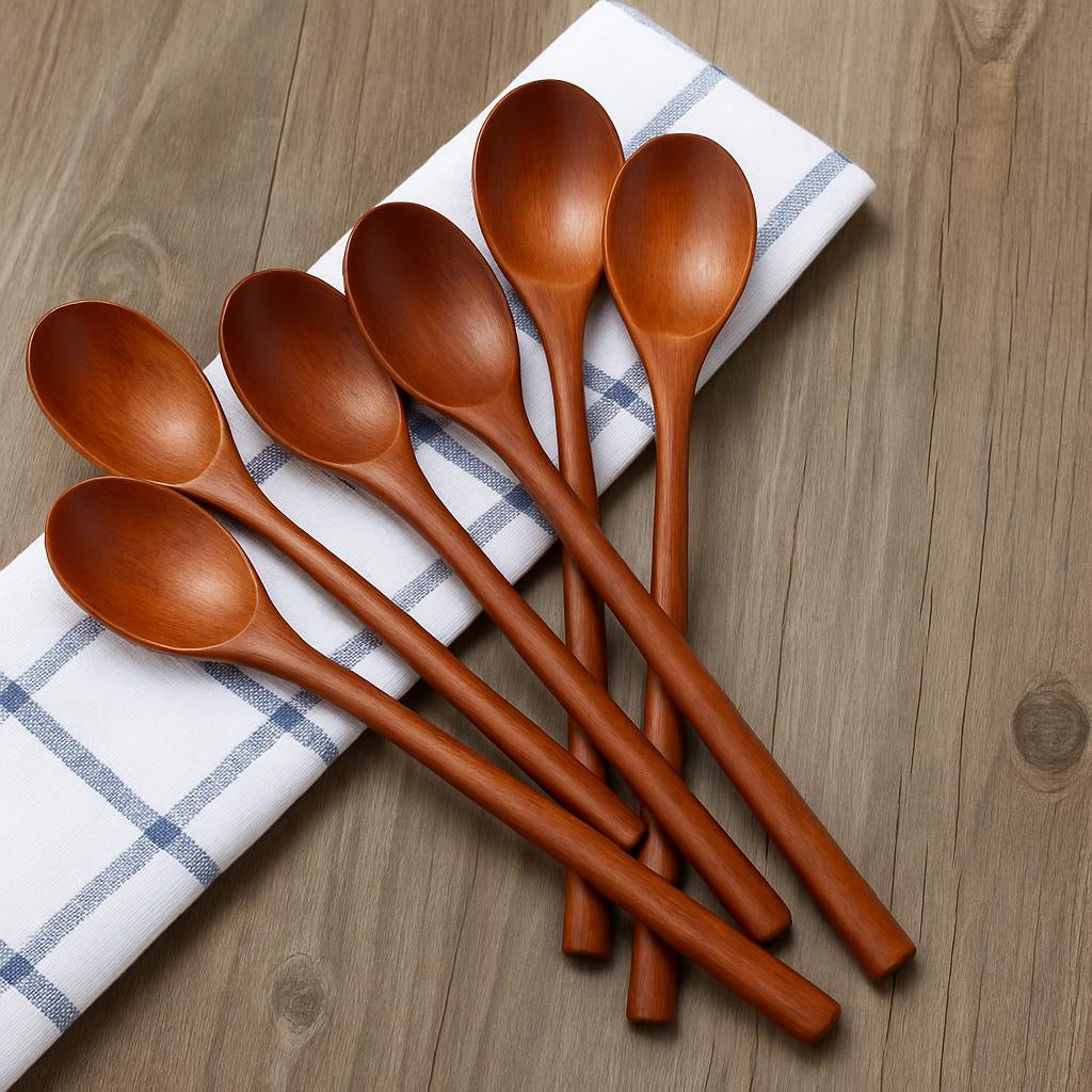 Eco-Friendly Wooden Spoons - Sustainable Kitchen Utensils