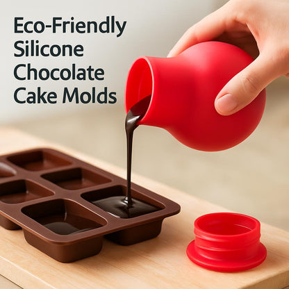 Eco-Friendly Silicone Chocolate Cake Molds