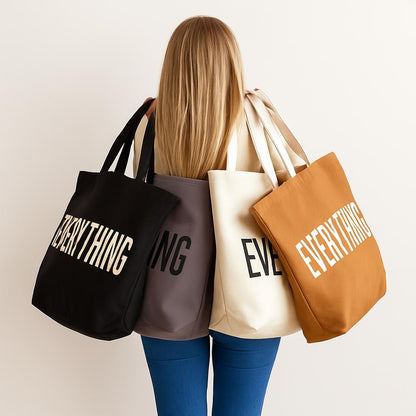 Eco-Friendly Canvas Tote Bag - Sustainable, Reusable, Durable