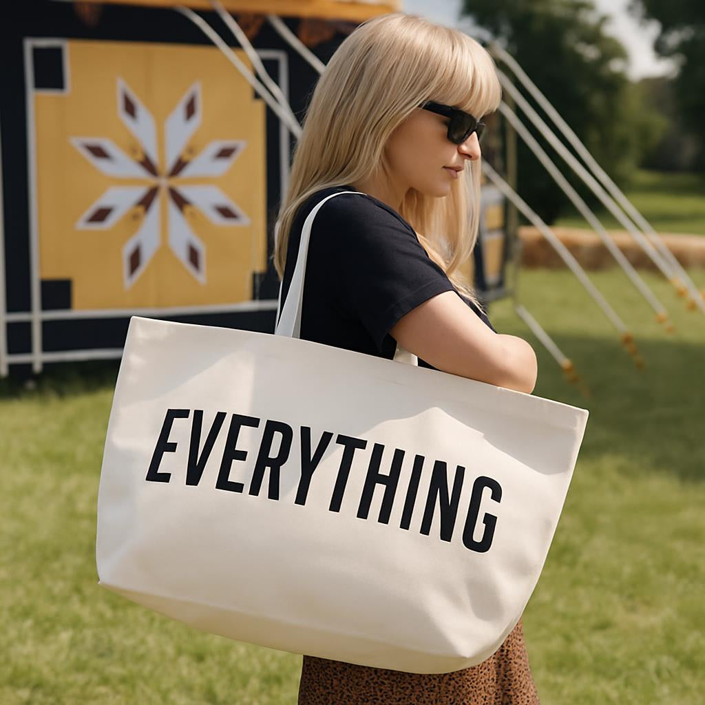 Eco-Friendly Canvas Tote Bag - Sustainable, Reusable, Durable