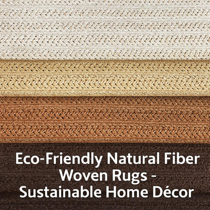 Eco-Friendly Natural Fiber Woven Rugs - Sustainable Home Décor