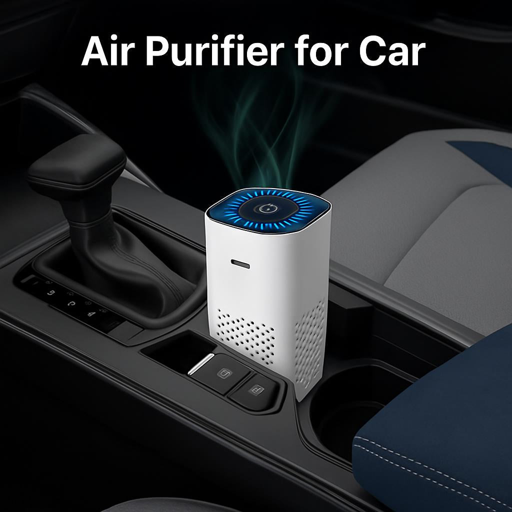 Compact Car Air Purifier - Enhance Air Quality On-the-Go