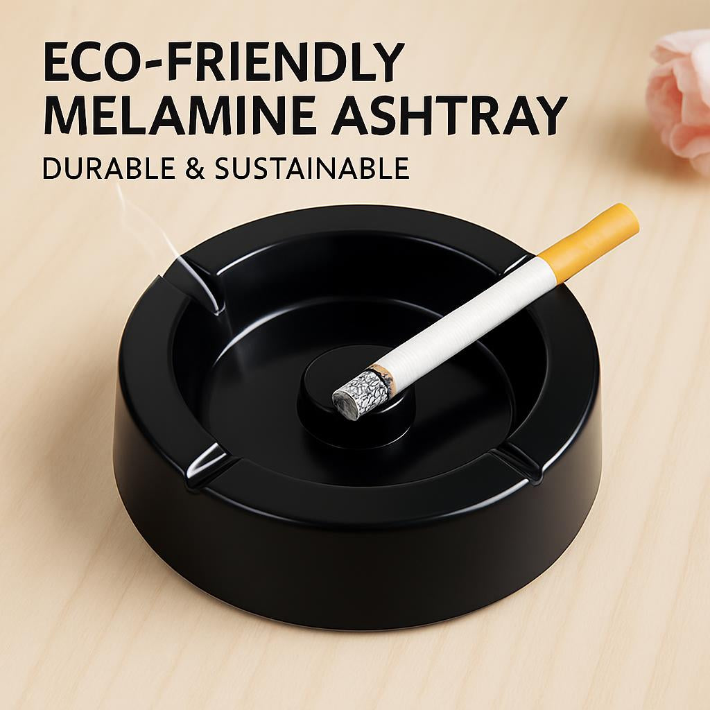Eco-Friendly Melamine Ashtray - Durable & Sustainable