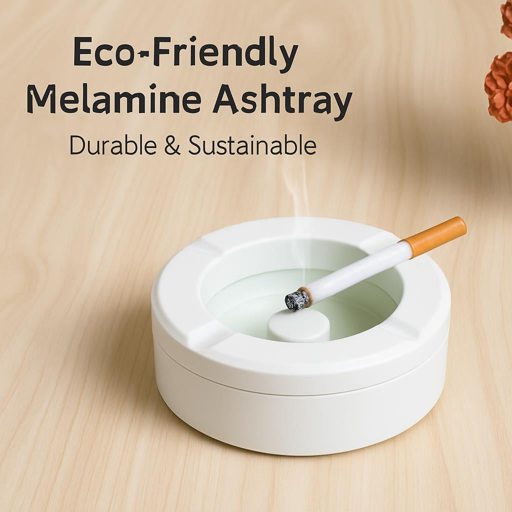 Eco-Friendly Melamine Ashtray - Durable & Sustainable