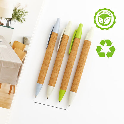 Eco-Friendly Wheat Straw Cork Pens for Sustainable Writing
