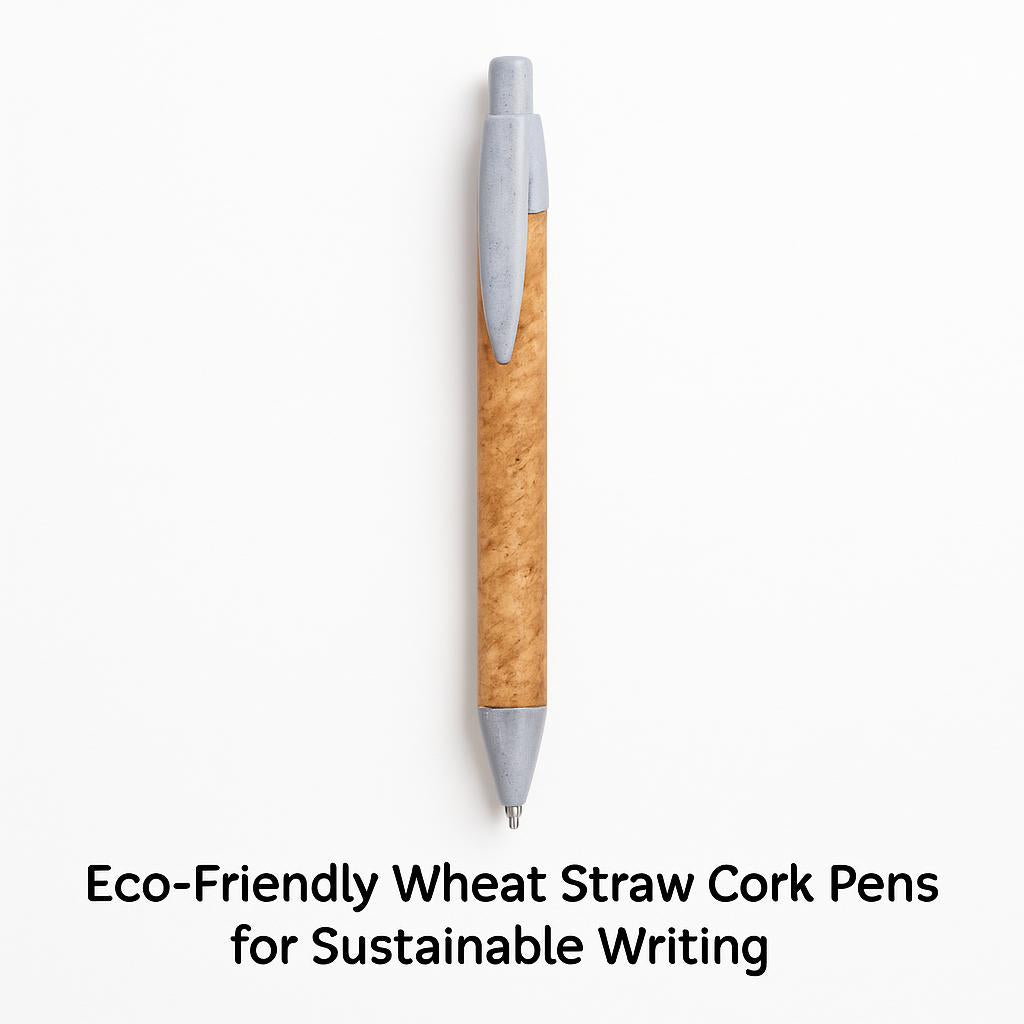 Eco-Friendly Wheat Straw Cork Pens for Sustainable Writing