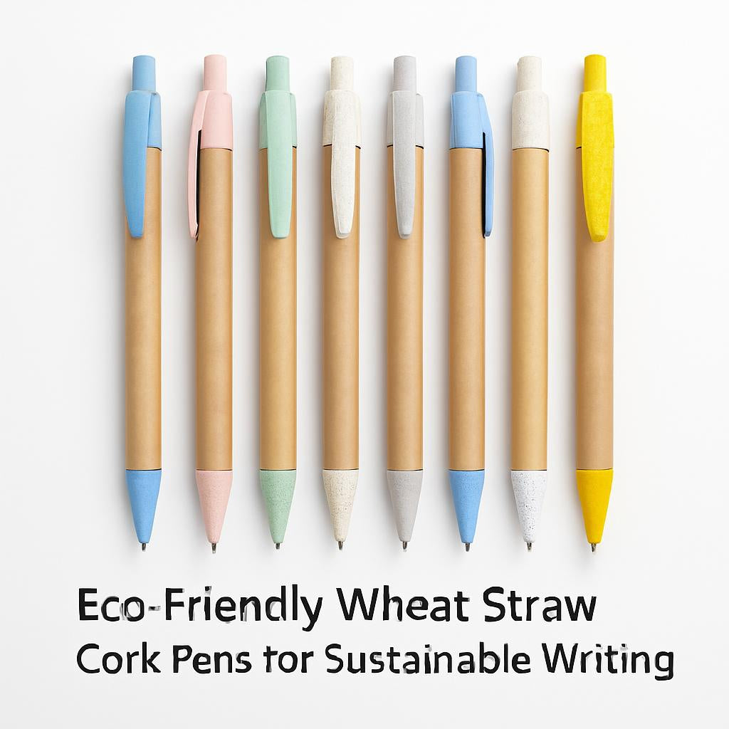 Eco-Friendly Wheat Straw Cork Pens for Sustainable Writing