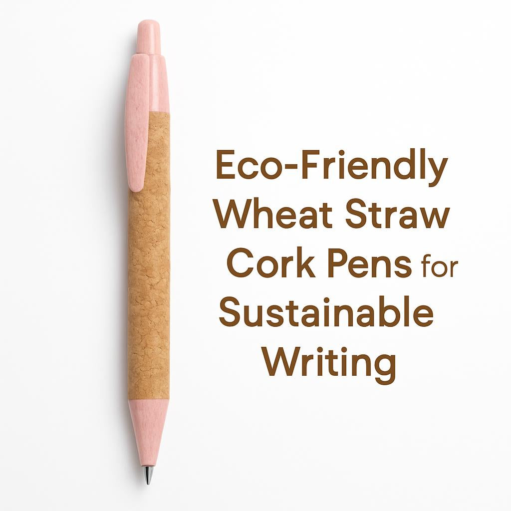 Eco-Friendly Wheat Straw Cork Pens for Sustainable Writing