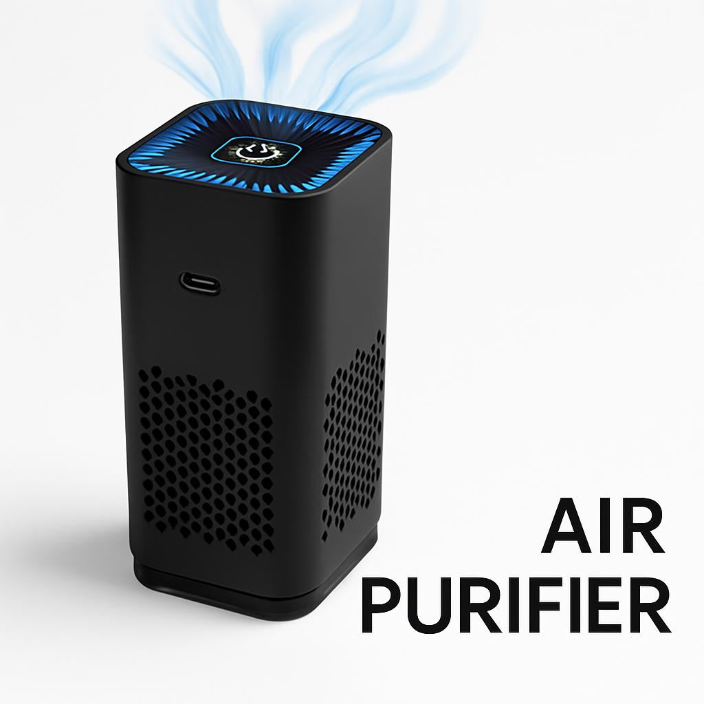 Compact Car Air Purifier - Enhance Air Quality On-the-Go
