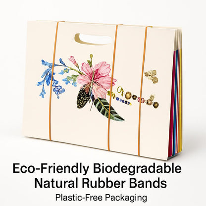 Eco-Friendly Biodegradable Natural Rubber Bands - Plastic-Free Packaging