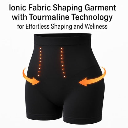 Ionic Fabric Shaping Garment with Tourmaline Technology for Effortless Shaping and Wellness