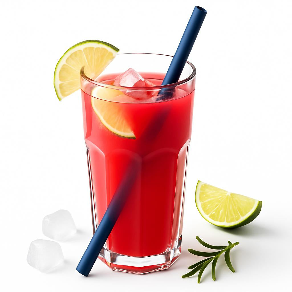 Eco-Friendly Reusable Green Drinking Straw - Sustainable Silicone Alternative