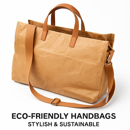 Eco-Friendly Paper Handbags - Stylish & Sustainable