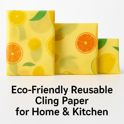 Eco-Friendly Reusable Cling Paper for Home & Kitchen
