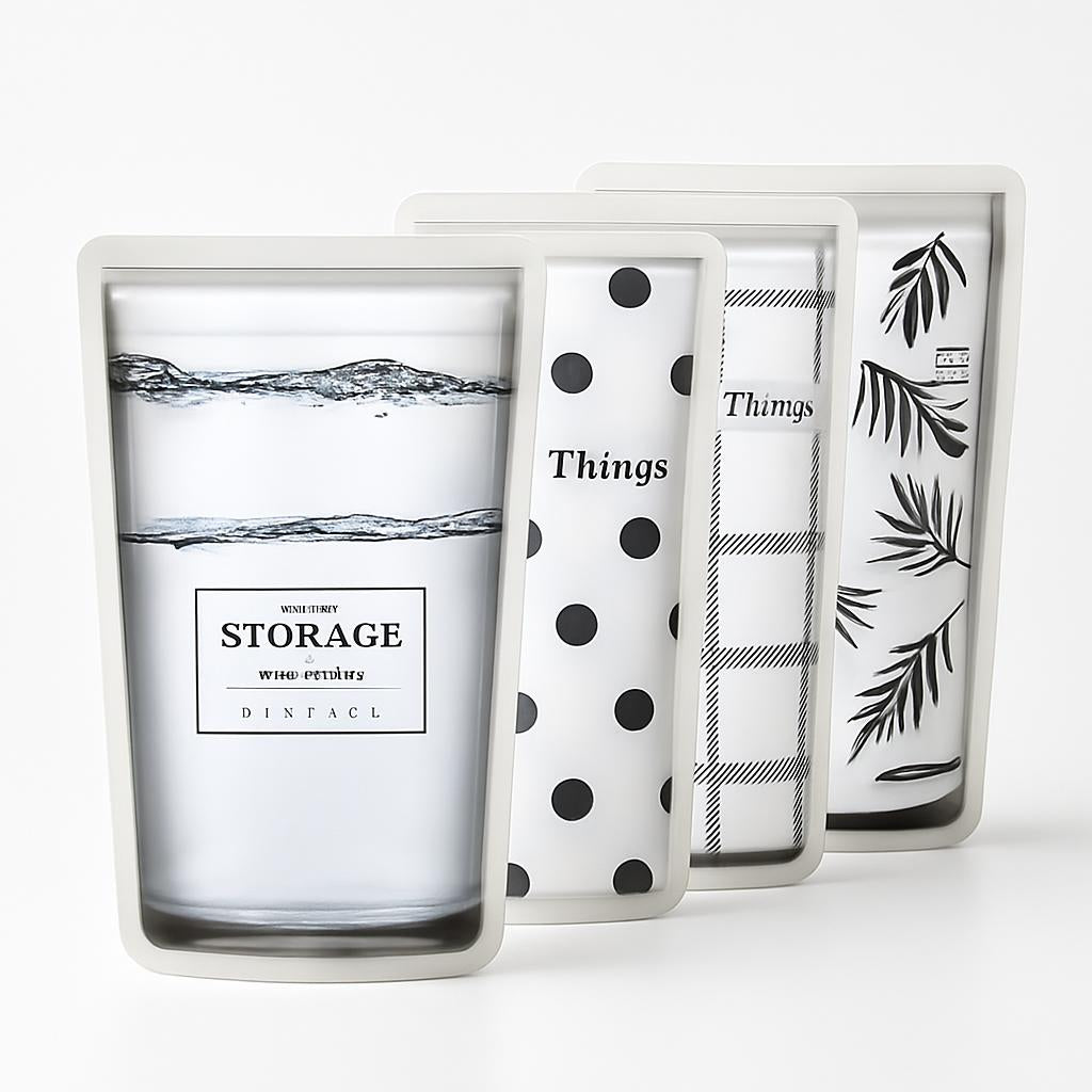 Eco-Friendly Reusable Silicone Storage Bags - Sustainable Food Storage Solution