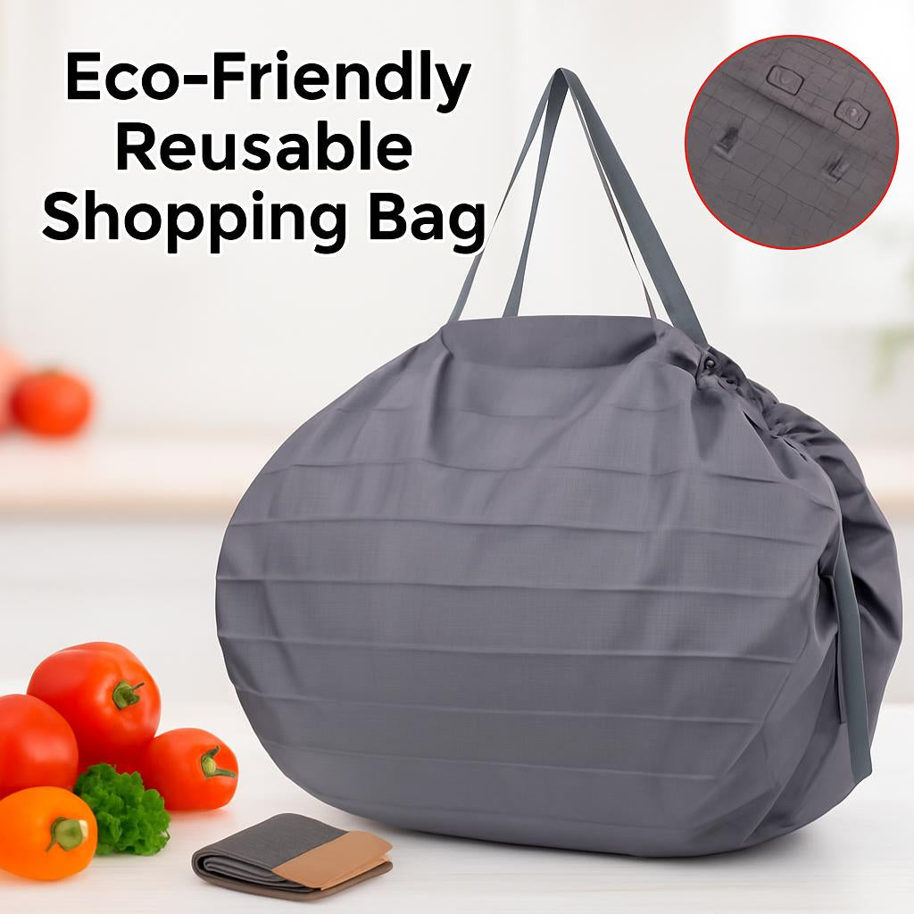 Eco-Friendly Reusable Shopping Bag - Compact, Durable, and Sustainable