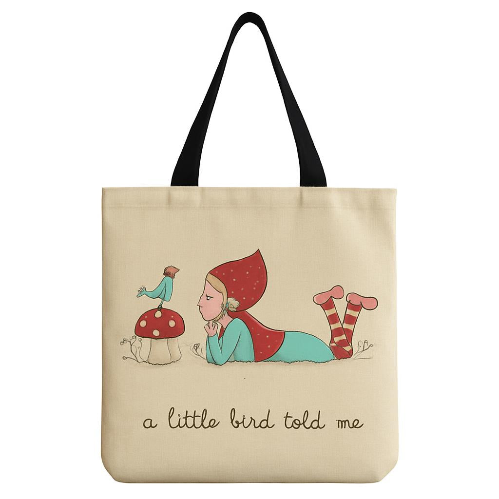 Eco-Friendly Canvas Tote Bag with Colorful Design
