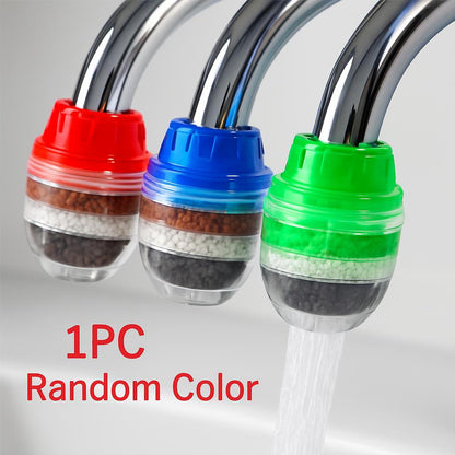 Silver Faucet Water Filter with Multi-Layer Filtration for Eco-Friendly Living