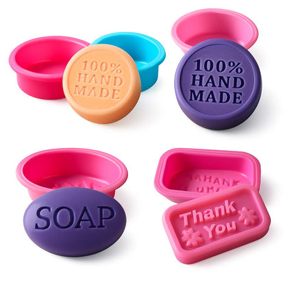 Eco-Friendly Silicone Soap Mold - Reusable Circular Design