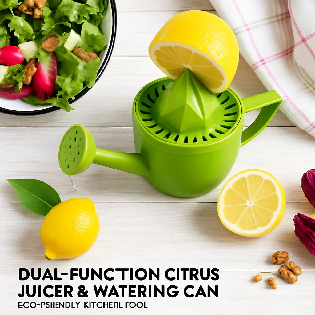 Dual-Function Citrus Juicer & Watering Can - Eco-Friendly Kitchen Tool