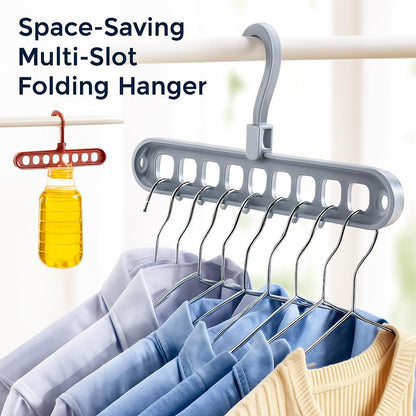 Space-Saving Multi-Slot Folding Hanger