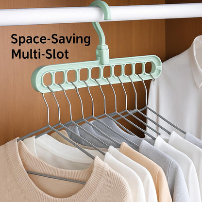 Space-Saving Multi-Slot Folding Hanger
