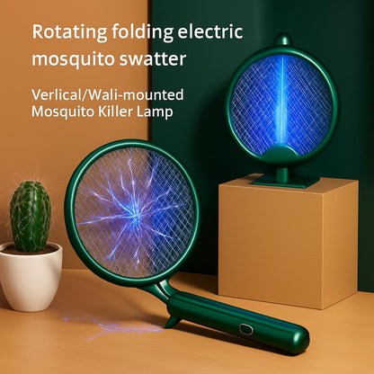 Eco-Friendly 3-in-1 Mosquito Killing Lamp & Swatter