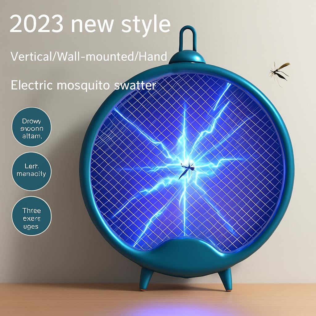 Eco-Friendly 3-in-1 Mosquito Killing Lamp & Swatter