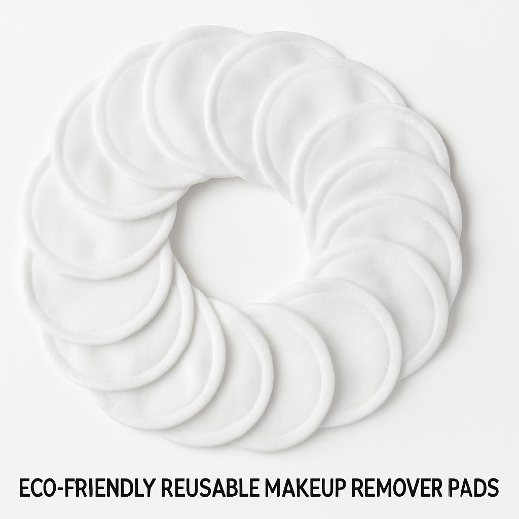 Eco-Friendly Reusable Makeup Remover Pads with Mesh Bag