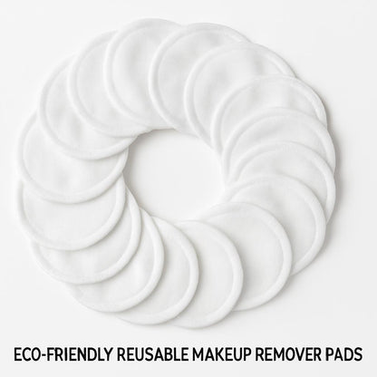 Eco-Friendly Reusable Makeup Remover Pads with Mesh Bag