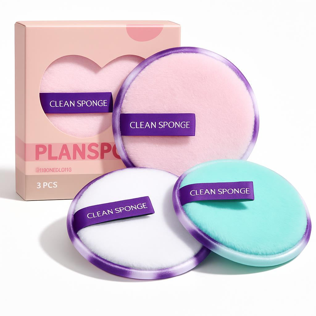 Eco-Friendly Reusable Makeup Remover Pads in Pink, White, and Turquoise