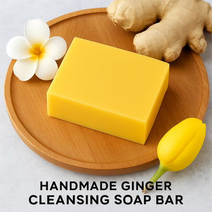 Handmade Ginger Cleansing Soap Bar - Natural Skin Care