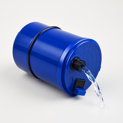 Blue Cylindrical Faucet Filter Cartridge for Pure Water