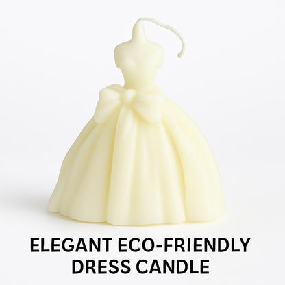 Elegant Eco-Friendly Dress Candle