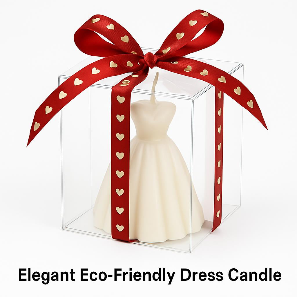 Elegant Eco-Friendly Dress Candle