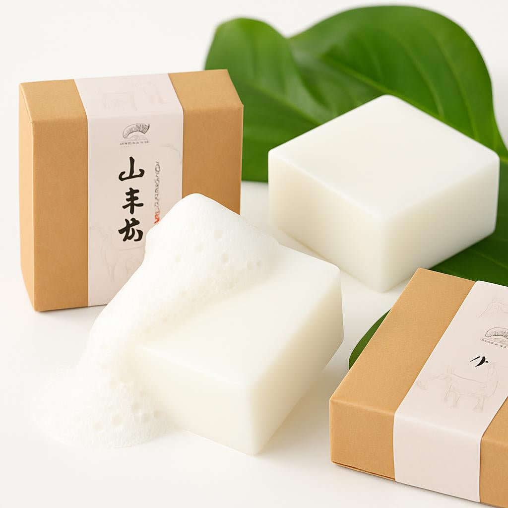 Eco-Friendly Square Soap Bar in Plastic-Free Packaging