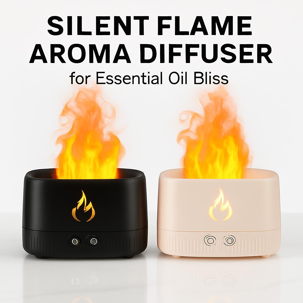 Silent Flame Aroma Diffuser for Essential Oil Bliss