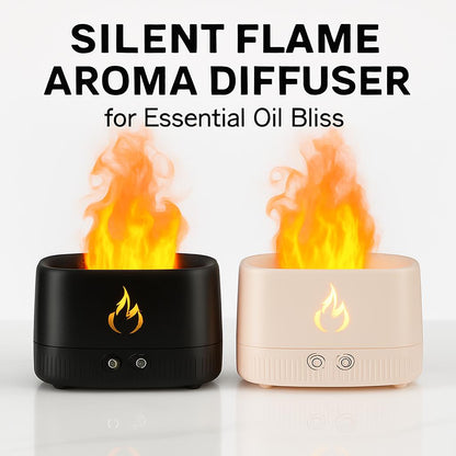 Silent Flame Aroma Diffuser for Essential Oil Bliss