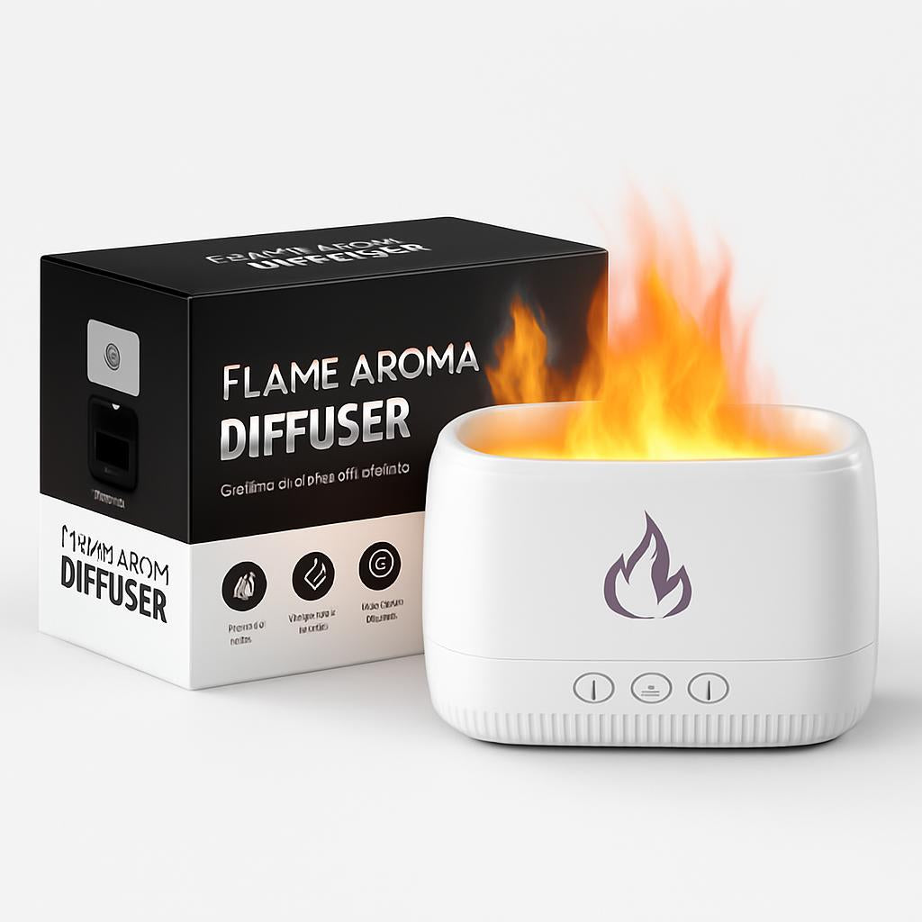 Silent Flame Aroma Diffuser for Essential Oil Bliss