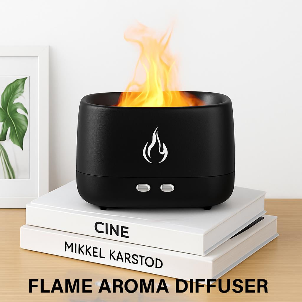 Silent Flame Aroma Diffuser for Essential Oil Bliss