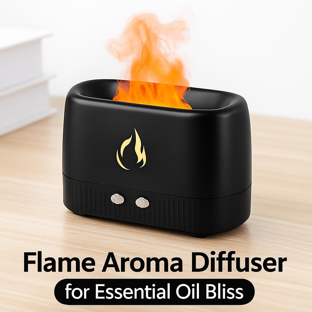 Silent Flame Aroma Diffuser for Essential Oil Bliss