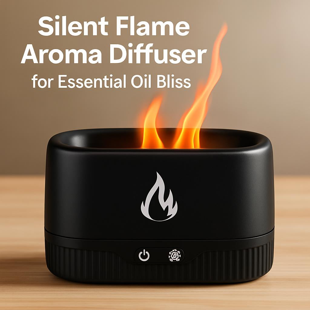 Silent Flame Aroma Diffuser for Essential Oil Bliss