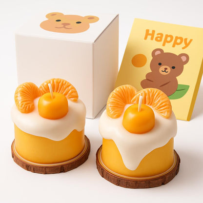 Orange Cream Cupcake Scented Candle