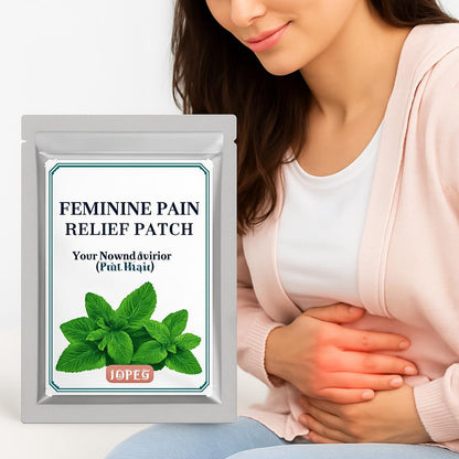 Natural Feminine Pain Relief Patch - Skin-Toned, Reusable, Eco-Friendly