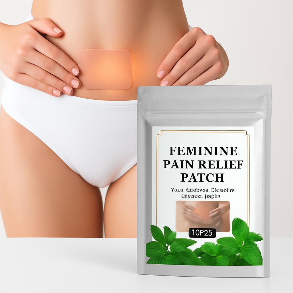 Natural Feminine Pain Relief Patch - Skin-Toned, Reusable, Eco-Friendly